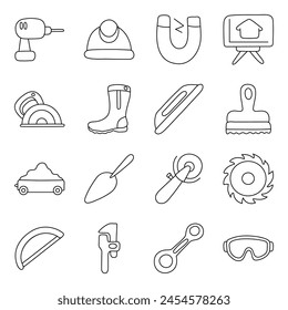 Werkzeugsatz Lineare Symbole

