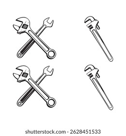 Set of tools, wrench tools