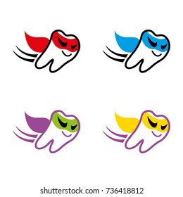 A set of tooth icons