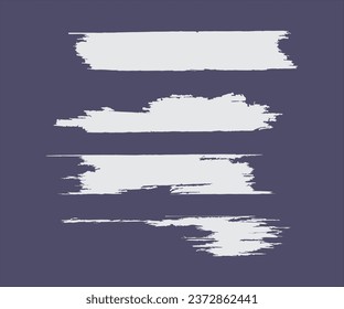 Set of Torn Paper Background Vector