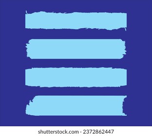 Set of Torn Paper Background Vector