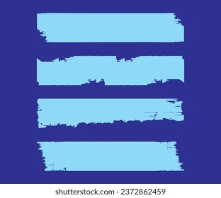 Set of Torn Paper Background Vector