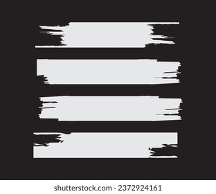 Set of Torn Paper Pieces Background Vector