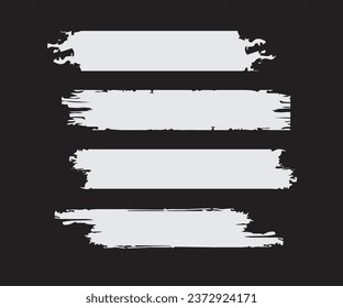 Set of Torn Paper Pieces Background Vector