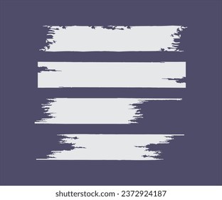 Set of Torn Paper Pieces Background Vector