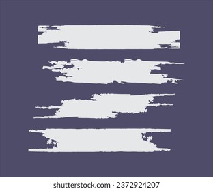 Conjunto de vectores de fondo de piezas de papel desgastado