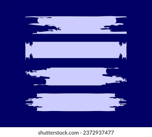 Set of Torn Paper Pieces Background Vector