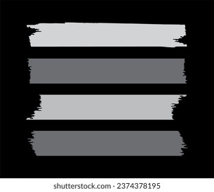 Set of torn paper pieces background vector