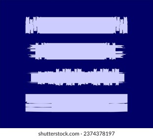 Set of torn paper pieces background vector