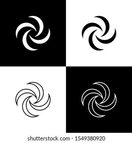 Set Spiral Swirls Logo Design Elements Stock Vector (Royalty Free ...