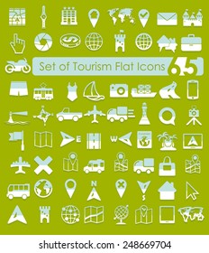 Set of tourism icons