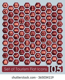 Set of tourism icons