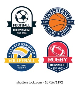 A Set Of Tournament Vector , A Set Of Sport Logo