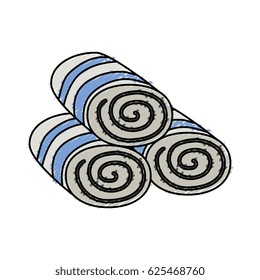 set towels spa icon