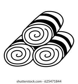 set towels spa icon