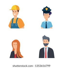 set traditional employers and professional occupation