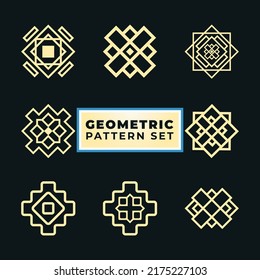 Set of Traditional Geometric  Pattern