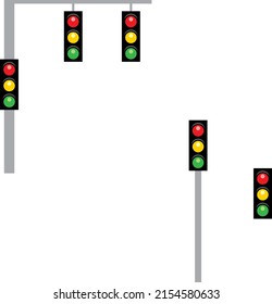 a set of traffic lights icons
