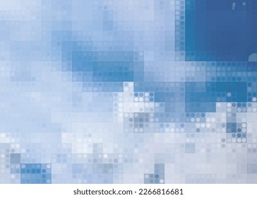 Set of transparent different clouds with sun. Spring, summer isolated on blue background. Real transparency effect. Vector illustration