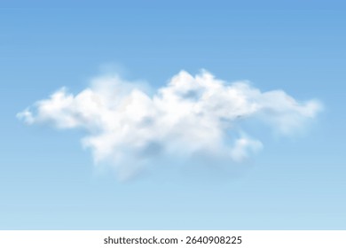 Set of transparent different clouds. Vector illustration EPS 10