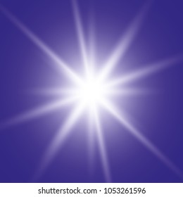 Set of Transparent Lens Flares and Lighting Effects