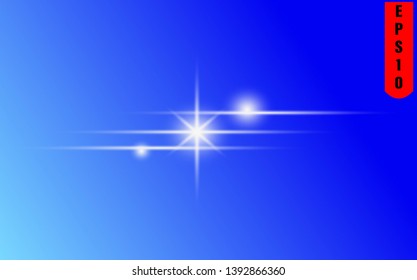 Set of Transparent Lens Flares and Lighting Effects