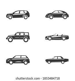 Set of transport icon collection
