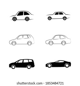 Set of transport icon collection