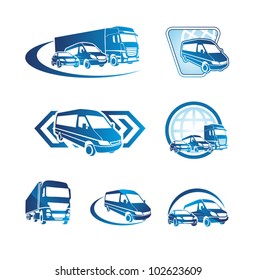 Set of transport icons