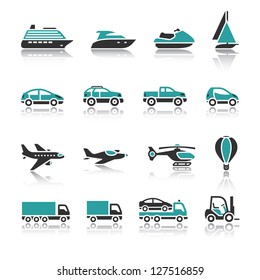 Set of transport icons - One