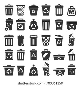 Set of trash can – for stock