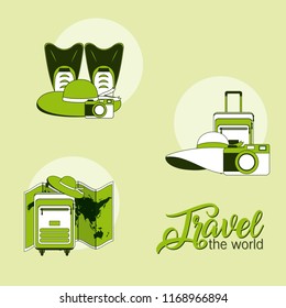 Set of travel elements