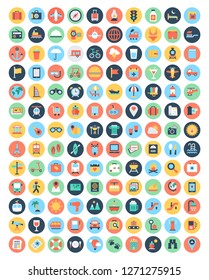 Set of Travel Flat Icons