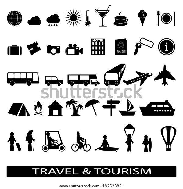 set of travel icons -\
vector eps-10