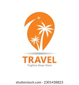 set of travel logo for travel agency vector icon illustration design 