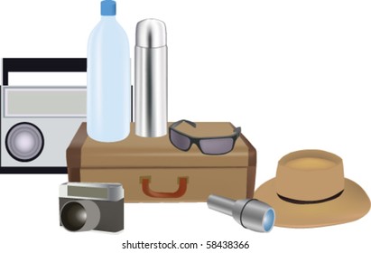 Set for travel and vacation
