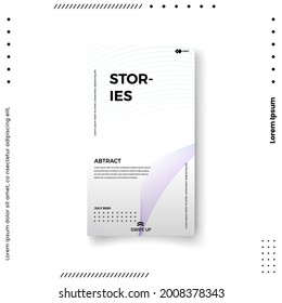 Set of Trendy editable template for social networks stories, vector illustration. Design backgrounds for social media