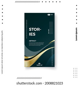 Set of Trendy editable template for social networks stories, vector illustration. Design backgrounds for social media