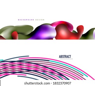 Set of trendy geometric patterns. Abstract backgrounds for covers, banners, flyers and posters and other templates