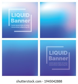 Eine Reihe von trendy, flüssigen Hintergründen hellleuchtleuchtend Farbverlauf-Mesh-Banner ultra zurück für Poster-Flüssigkeitsdesign, ein Hintergrund für Sketch-Slogan in sozialen Netzwerken