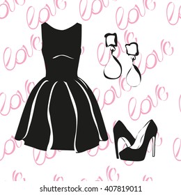 Little Black Dress Clip Art