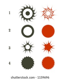 A set of tribal, impact and business seals (Vectors 57)