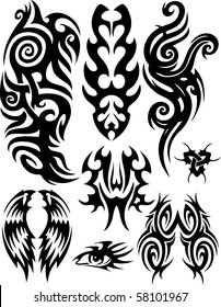 Tattoo Tribal Flames Images Stock Photos Vectors Shutterstock