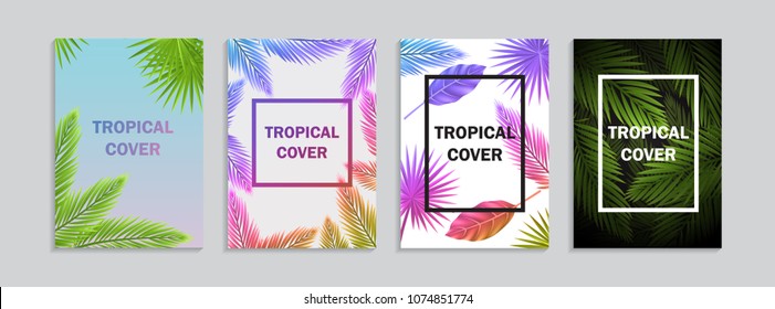 A set of tropical covers for design. palms