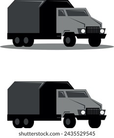 a set of truck icons