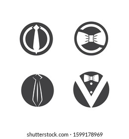Set Tuxedo Logo Template vector symbol nature