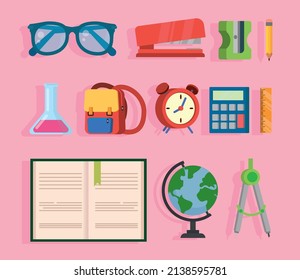 set of twelve high school items