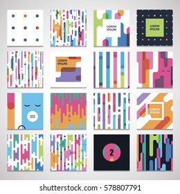 set twelve seamless a pattern templates for modern bright design