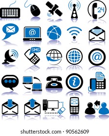 Set of twenty five communication icons