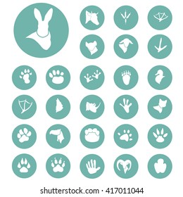 Set of twenty seven animal icons